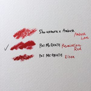 best red lipstick swatches